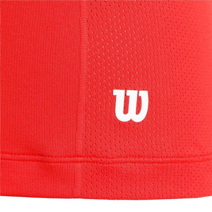 Camiseta de Manga Corta Hombre Wilson Wilson Team Seamless Crew Rojo Pádel S 1