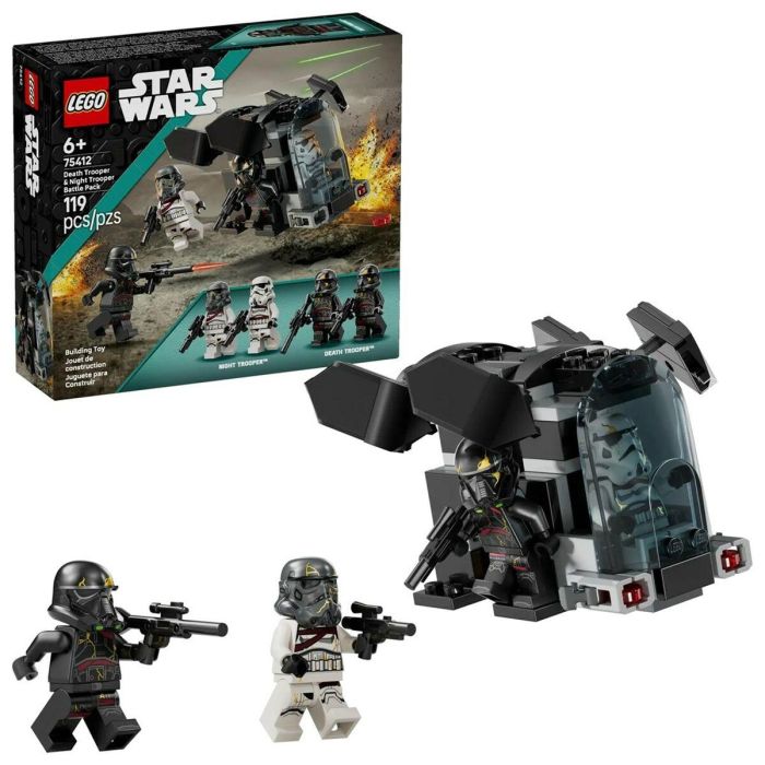 Lego Star Wars Pack de combate Soldado de la Muerte y Soldado de la Noche para 6+ años 16 Lego Star Wars Pack de combate Soldado de la Muerte y Soldado de la Noche para 6+ años 16