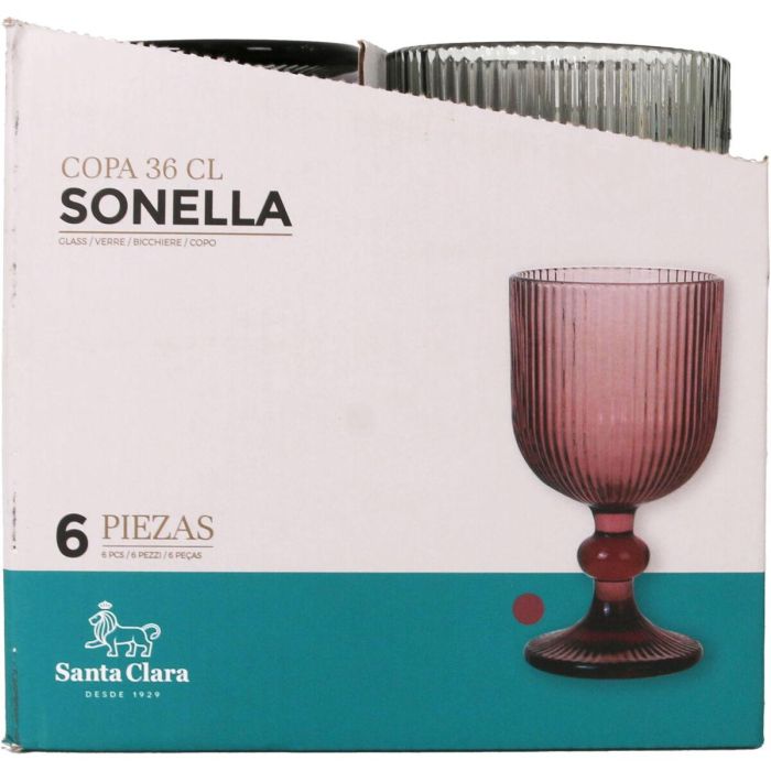 Copa de champán Santa Clara Sonella Verde (36 Unidades) 6 Copa de champán Santa Clara Sonella Verde (36 Unidades) 6