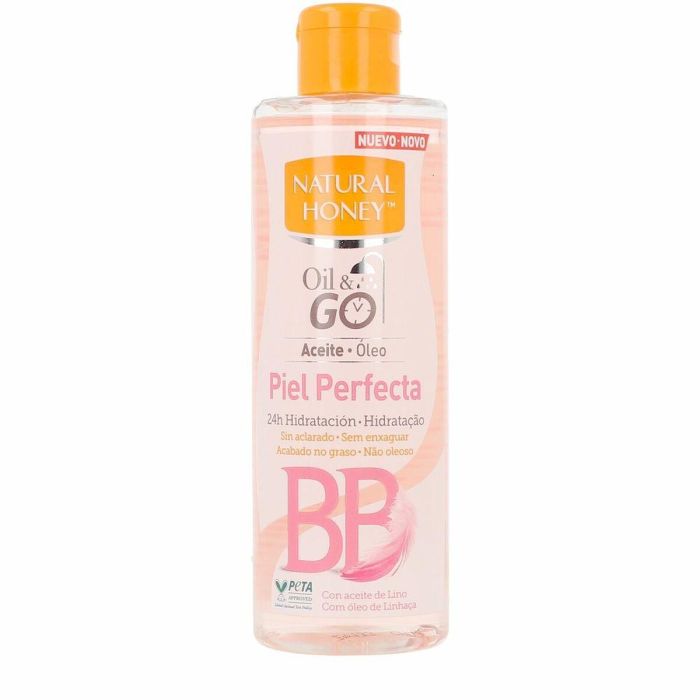 Natural Honey OIL & GO! BB Aceite Corporal con Rosa Mosqueta y Almendras Hidratante Piel Suave y Luminosa 250 ml