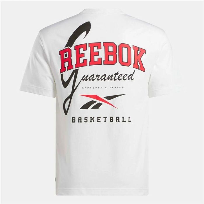 Camiseta de Manga Corta Hombre Reebok Gs Hs Guaranteed Tee Blanco 3