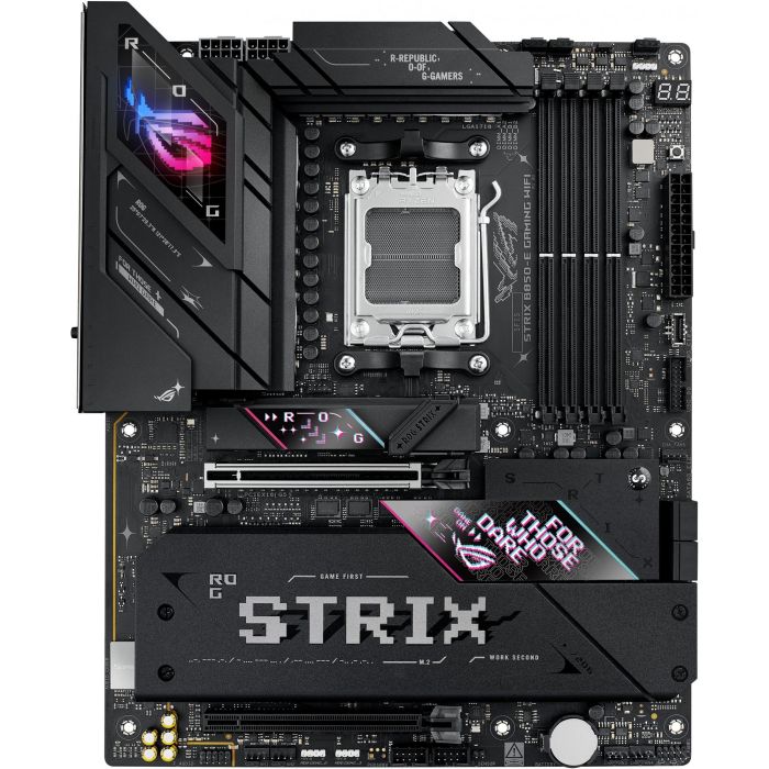 ASUS ROG STRIX B850-E Gaming WiFi Placa Base AM5 DDR5 WiFi 7 para AMD Ryzen 7000/8000/9000 Series 1