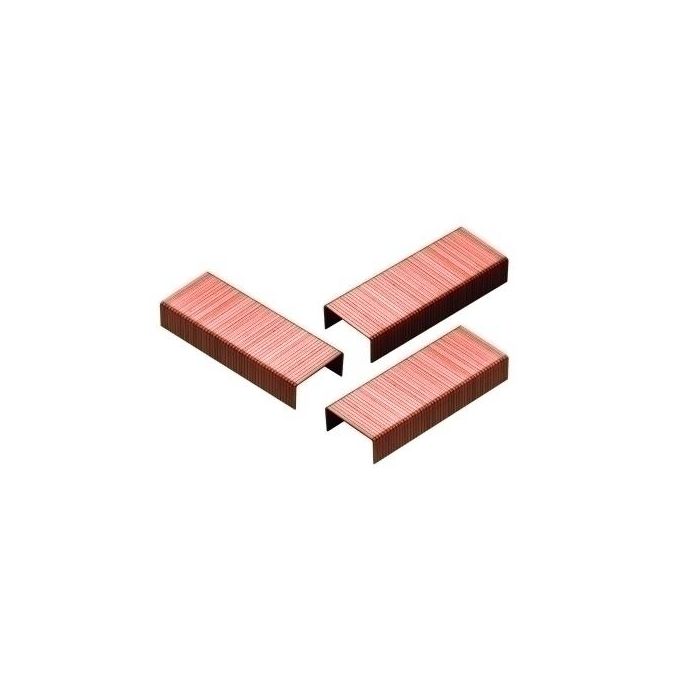 Grapas Forofis 24/6 Cobreadas Caja De 1000 (Set de 10)