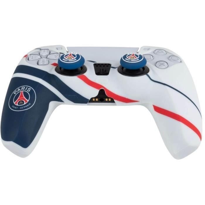Funda protectora para mando DualSense de PS5 - KONIX Naruto Shippuden - Silicona - Agarres para pulgares - Azul, blanco y rojo 1 Funda protectora para mando DualSense de PS5 - KONIX Naruto Shippuden - Silicona - Agarres para pulgares - Azul, blanco y rojo 1