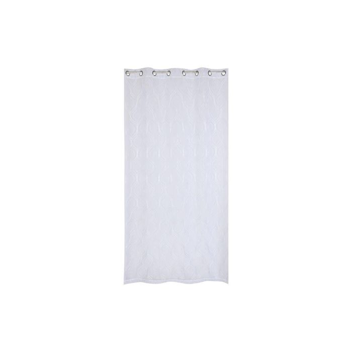 Cortina Basicos DKD Home Decor Blanco 260 x 260 x 140 cm