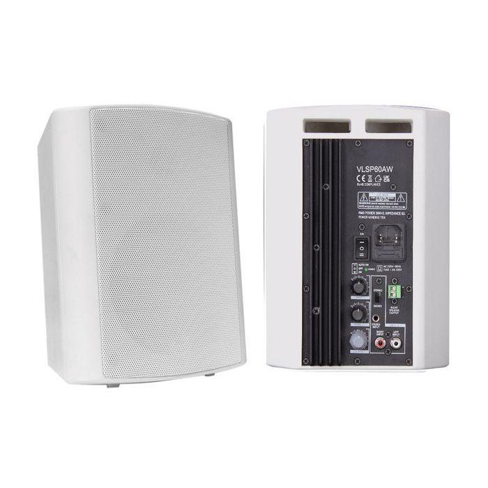 Vivolink Altavoces Activos Estéreo Profesionales 2x30W 5.25" Blanco, Función Stand-by Ahorro Energía, Montaje en Pared, Entradas RCA/Minijack Vivolink Altavoces Activos Estéreo Profesionales 2x30W 5.25" Blanco, Función Stand-by Ahorro Energía, Montaje en Pared, Entradas RCA/Minijack