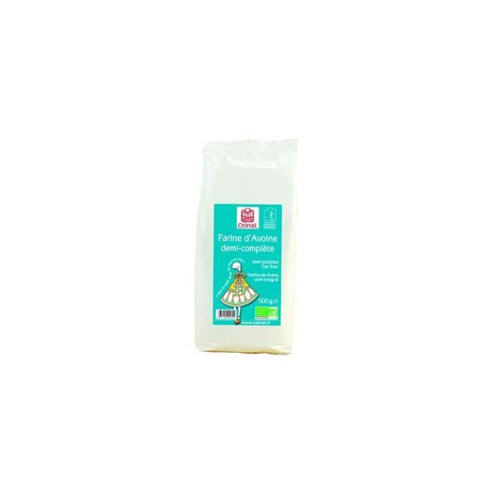 Harina De Avena Semi Integral 500Gr. Bio