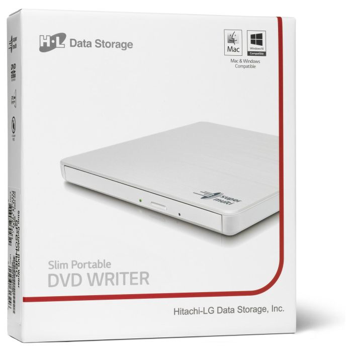 LG GH24NSD1 Grabadora DVD Externa USB 2.0 8x M-DISC Silent Play Super Multi Windows 10 Mac OS Negra