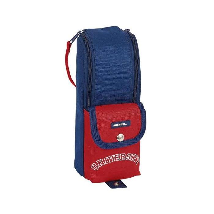 Estuche Escolar Safta University Rojo Azul marino (6 x 21 x 6 cm) 0 Estuche Escolar Safta University Rojo Azul marino (6 x 21 x 6 cm) 0