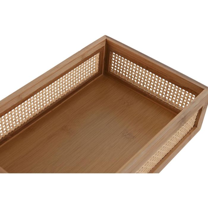 Bandeja Basicos DKD Home Decor Natural 17 x 7 x 26 cm 2