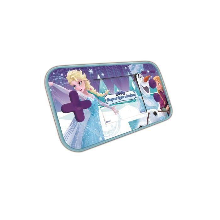 Lexibook Consola de juegos portátil THE SNOW QUEEN Compact Cyber Arcade - 150 juegos, pantalla LCD color 2.5'' - temática Frozen 3