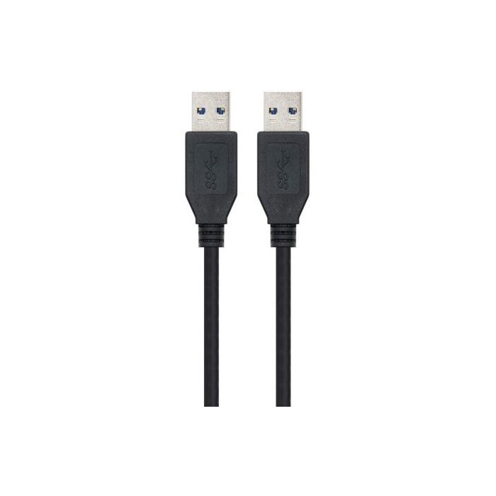 Cable USB 3.0 A a USB A NANOCABLE 10.01.1002-BK Negro 2 m 2 Cable USB 3.0 A a USB A NANOCABLE 10.01.1002-BK Negro 2 m 2