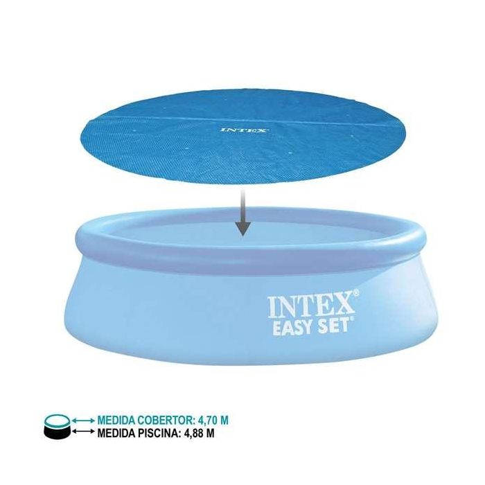 Cubrepiscinas Intex 28014 Redondo Solar Ø 488 cm 8 Cubrepiscinas Intex 28014 Redondo Solar Ø 488 cm 8
