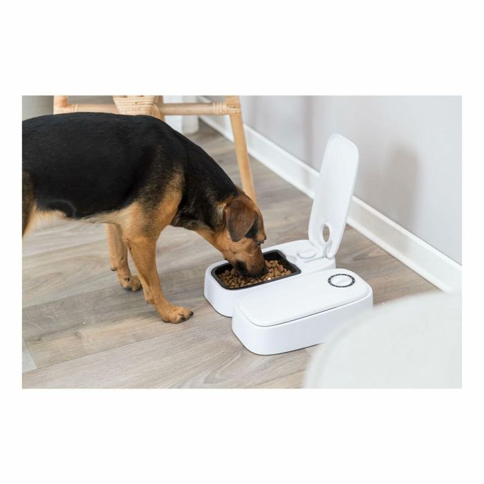 Comedero automático Trixie Blanco Negro Acrílico Plástico 25