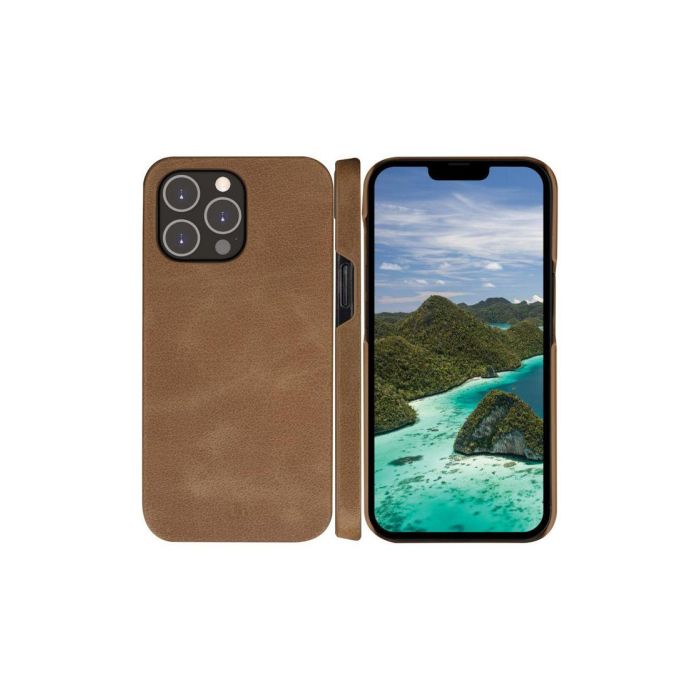 dbramante1928 Lynge iPhone 14 Pro Max Tan – Funda Cartera 2 en 1 de Piel Sostenible 3