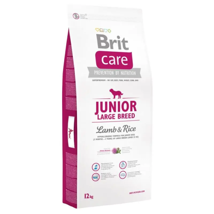 Brit Care Hypoallergenic Junior Large B. Cordero Arroz 12 kg