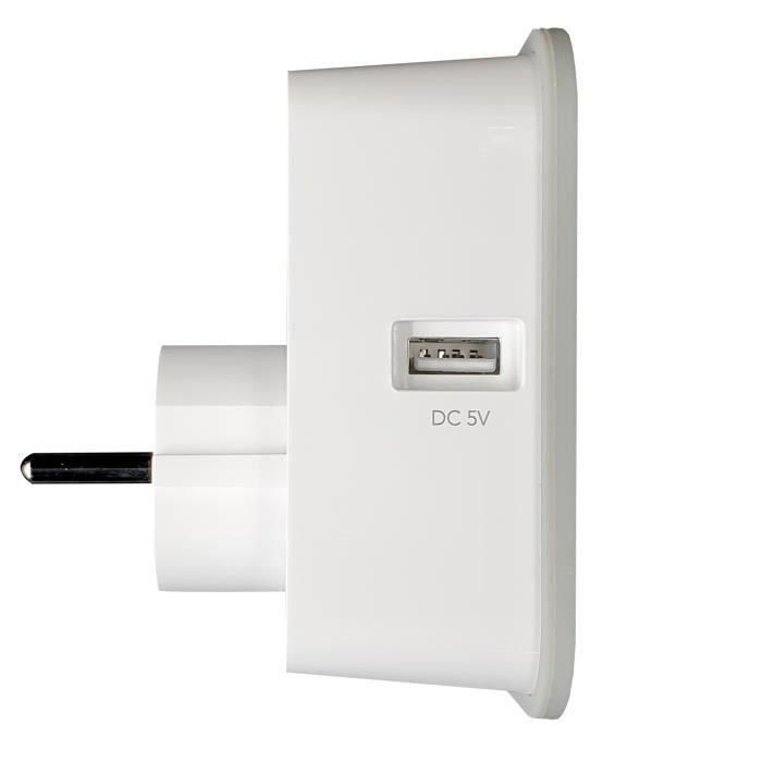 Toma conectada - KONYKS - Priska - USB FR - Wifi + Bt - 16 A con 2 tomas USB-A - Contador de consumo - Compatible con Alexa / Google Home 2 Toma conectada - KONYKS - Priska - USB FR - Wifi + Bt - 16 A con 2 tomas USB-A - Contador de consumo - Compatible con Alexa / Google Home 2