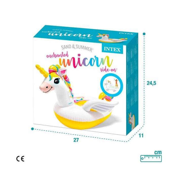 Figura hinchable unicornio 198x140x97 cm (+ 3 años) 9