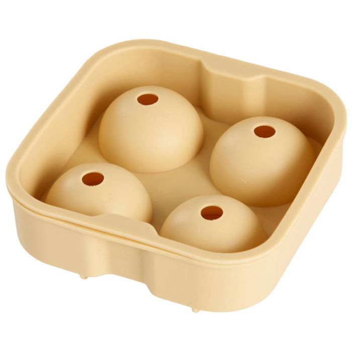 Day Molde para 4 Cubitos de Hielo Esféricos de Silicona, Colores Surtidos 12x12 cm 6