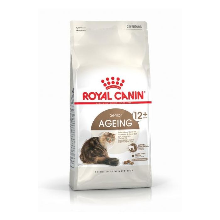 Royal Canin Feline Ageing +12 para gatos mayores de 12 años - 2 kg, cuida articulaciones y peso óptimo Royal Canin Feline Ageing +12 para gatos mayores de 12 años - 2 kg, cuida articulaciones y peso óptimo