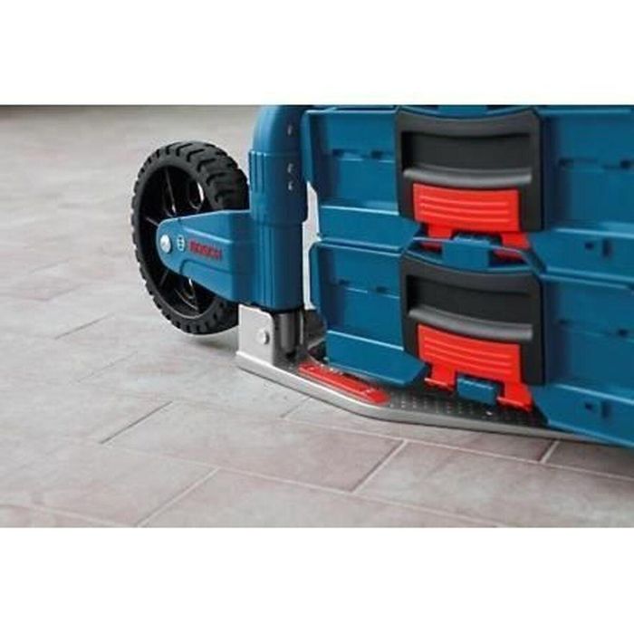 Bosch Professional Carretilla de transporte plegable para L-Boxx, capacidad de suelo 125 kg - 1600A001SA 12