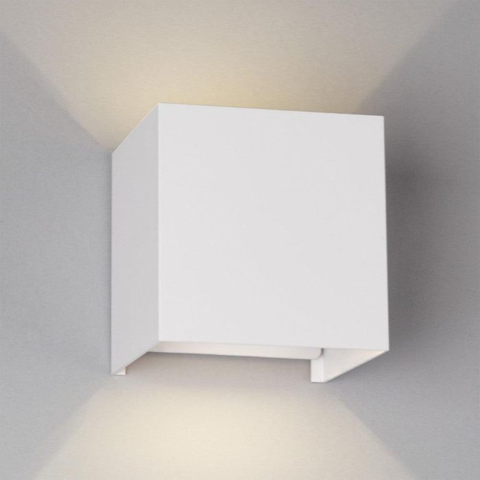 Aplique LED Exterior 2x5W 100Lm/W IP65 Blanco 4000K [HO-APL06-IP65-W-W]