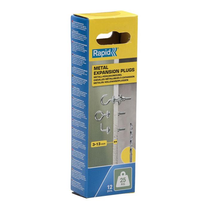 Rapid Taco de expansión metálico Ø8x32 mm, resistencia 25 kg, bolsa 12 unid 2