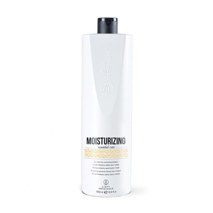 Light Irridiance Champú Moisturizing Essential Care para Cabellos Secos y Encrespados, con Karité, Aporta Hidratación y Suavidad 1000ml
