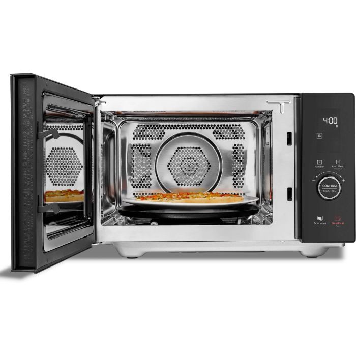 Medion MD12041 Microondas 25L Negro - Horno 4 en 1 con Función Grill y Convección