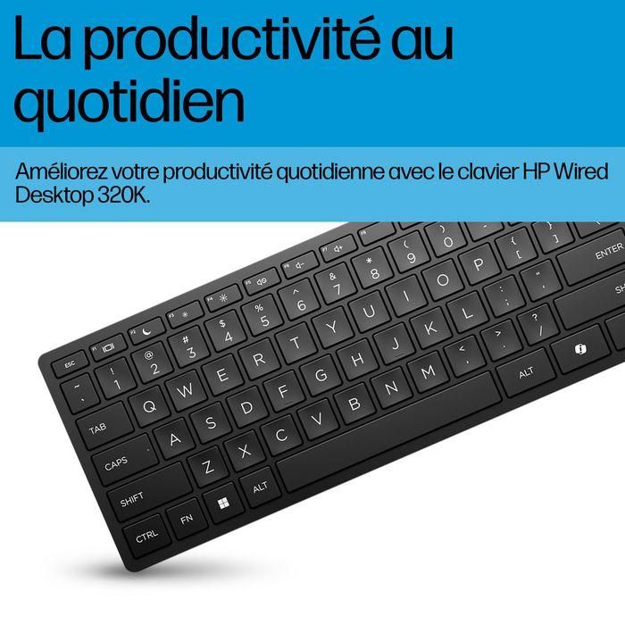 HP 320K Teclado con Cable USB para Escritorio, Comodidad y Fiabilidad Optimizada para Productividad, Distribución Portuguesa 9 HP 320K Teclado con Cable USB para Escritorio, Comodidad y Fiabilidad Optimizada para Productividad, Distribución Portuguesa 9