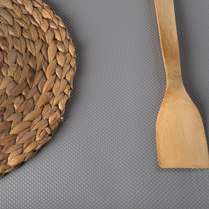 Emuca Esterilla antideslizante para cajones, Punteado, longitud 20m x 480mm, Plástico, Gris 3 Emuca Esterilla antideslizante para cajones, Punteado, longitud 20m x 480mm, Plástico, Gris 3