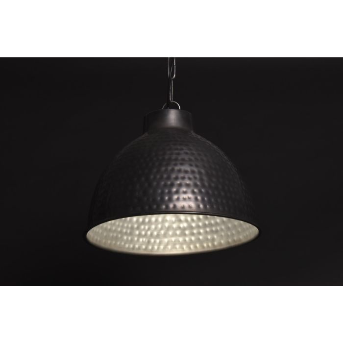 DKD Home Decor Lámpara de Techo Plateada Metal 41x41x34 cm 1