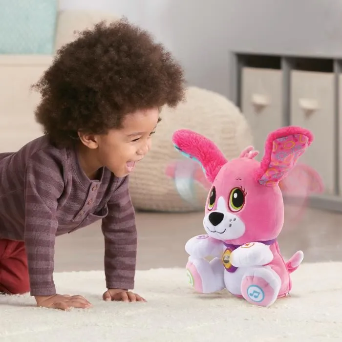Vtech Baby Doggie Talk to me Perro Interactivo Educativo para Bebés 1-5 Años Rosa 1