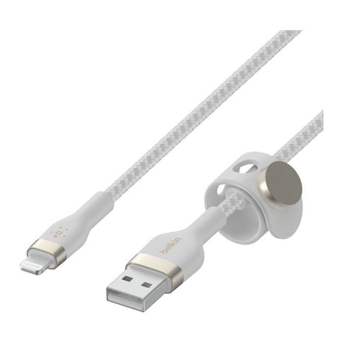 Belkin CAA010BT2MWH Cable Lightning/USB-A Certificado Apple, 2m, Blanco Belkin CAA010BT2MWH Cable Lightning/USB-A Certificado Apple, 2m, Blanco