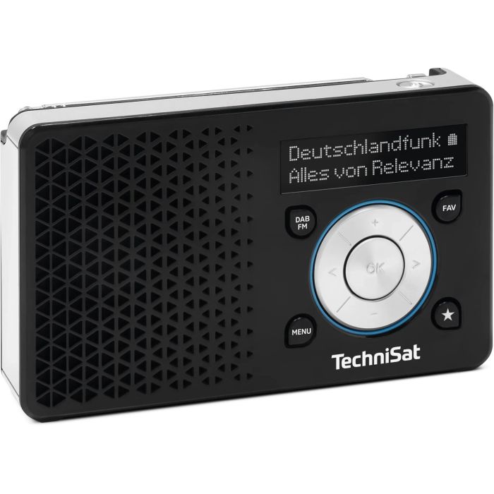 TechniSat 1 ASA DigitRadio Radio Digital Portátil Negro/Plata