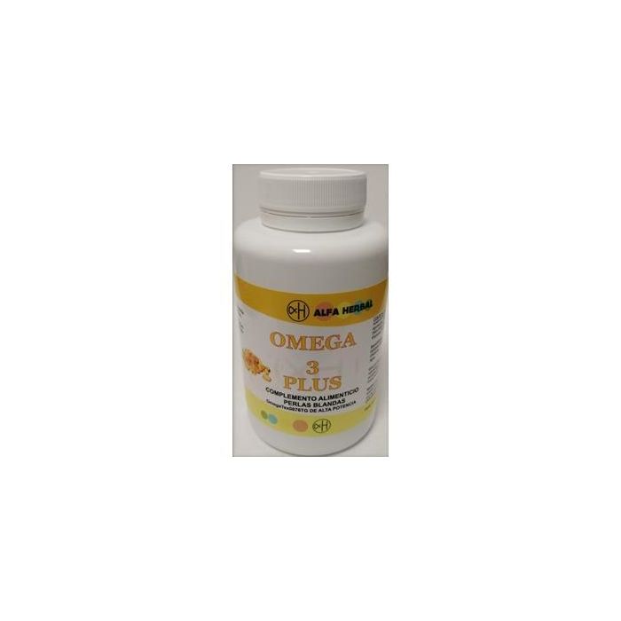 ALFA HERBAL Omega 3 Plus 30 Cápsulas. Mantiene sistema nervioso y niveles de colesterol, salud cardiovascular