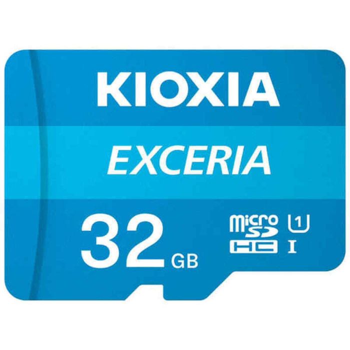 Tarjeta de Memoria Micro SD con Adaptador Kioxia Exceria UHS-I Clase 10 Azul 4 Tarjeta de Memoria Micro SD con Adaptador Kioxia Exceria UHS-I Clase 10 Azul 4