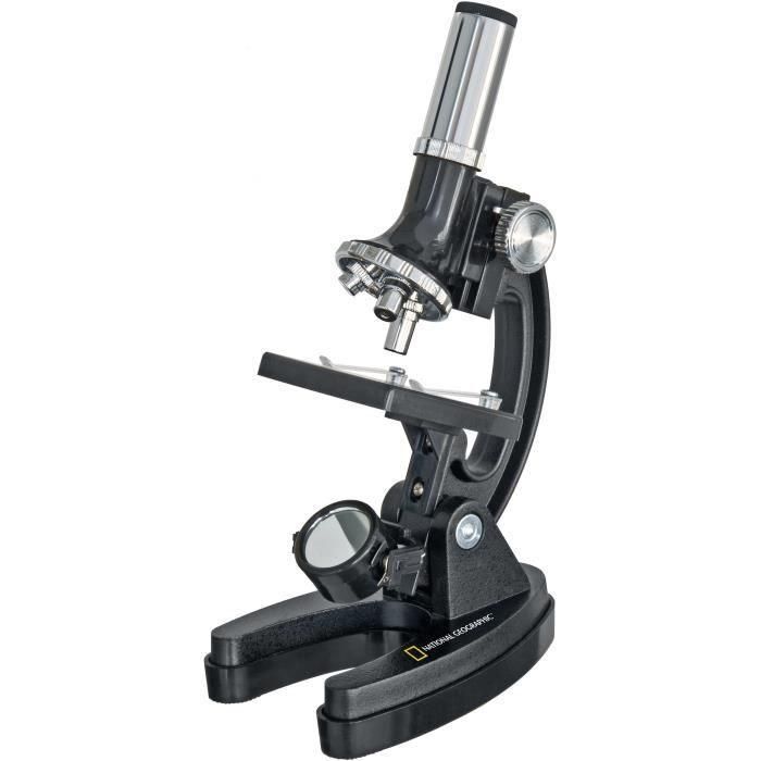 National Geographic Microscopio Infantil 300x-1200x con Iluminación y Kit Completo de Accesorios y Preparaciones National Geographic Microscopio Infantil 300x-1200x con Iluminación y Kit Completo de Accesorios y Preparaciones