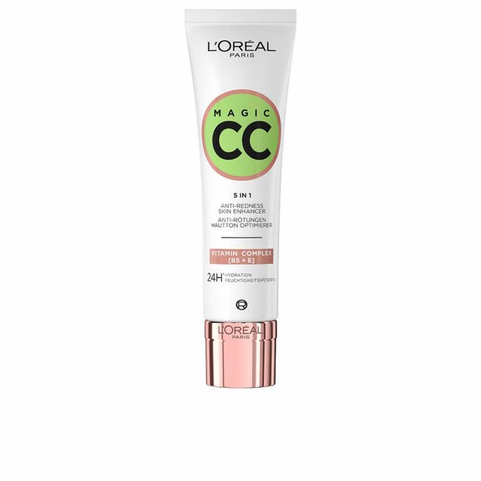 L'Oréal Paris F.I.L. Z70018995/1 MAGIC CC Cream Corrector Color Verde Anti-Rojeces 30ml para Pieles con Enrojecimiento