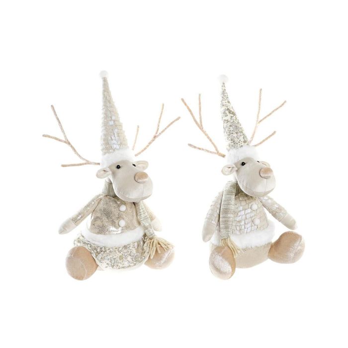Adorno Navideño DKD Home Decor Poliéster Reno (19 x 18 x 38 cm) (2 Unidades) Adorno Navideño DKD Home Decor Poliéster Reno (19 x 18 x 38 cm) (2 Unidades)