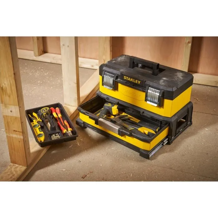 Stanley Caja de Herramientas con Cajón Amarillo 51cm Vacía 2