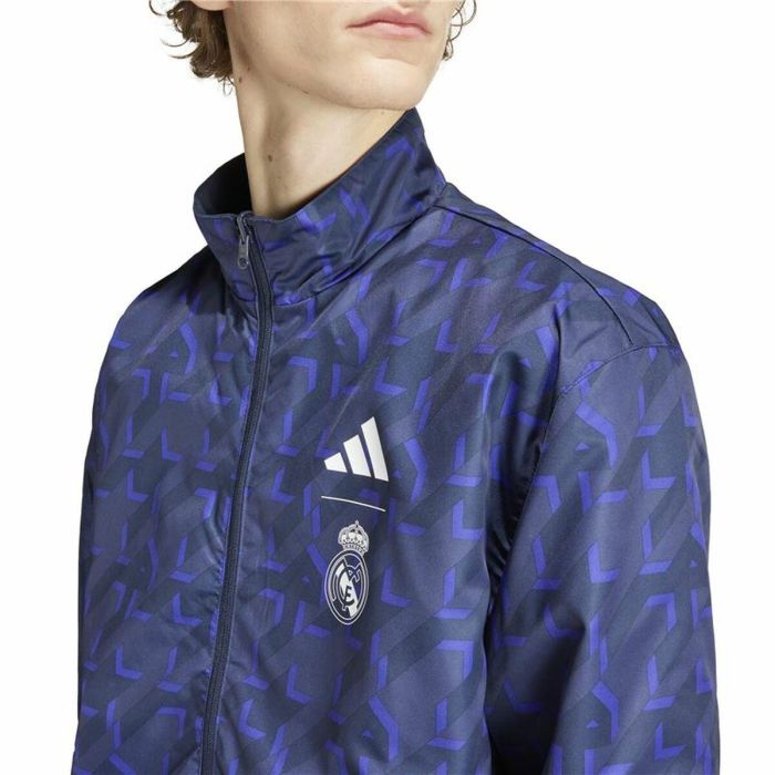 Chaqueta Deportiva para Hombre Adidas Real Madrid Azul 1 Chaqueta Deportiva para Hombre Adidas Real Madrid Azul 1