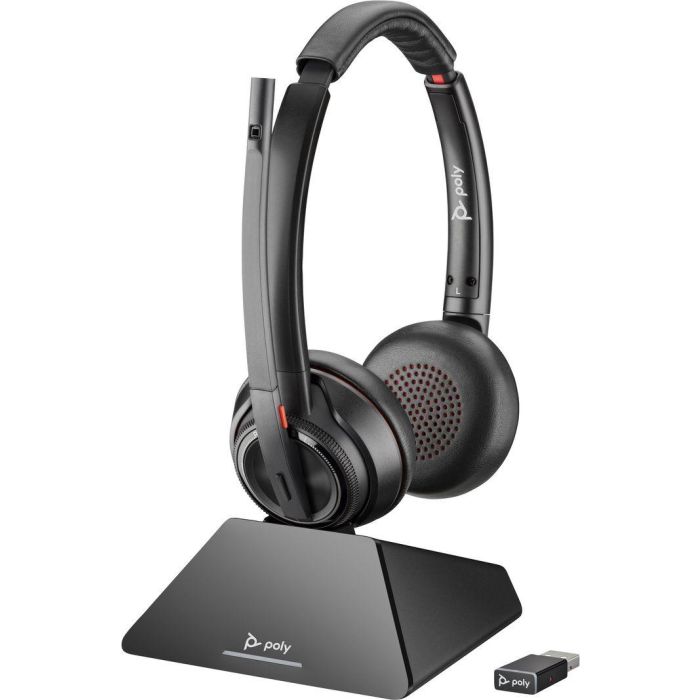 Poly Savi 8200 Auriculares Inalámbricos DECT con Cancelación Ruido Activa, 3 Vías, 13h Batería Li-Po Recargable Intercambiable Poly Savi 8200 Auriculares Inalámbricos DECT con Cancelación Ruido Activa, 3 Vías, 13h Batería Li-Po Recargable Intercambiable