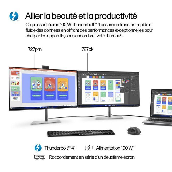 HP Monitor S7 Pro 727pk / 27" / 4K / HDMI-DisplayPort-USB(A)-USB(C) / Regulable Altura 20 HP Monitor S7 Pro 727pk / 27" / 4K / HDMI-DisplayPort-USB(A)-USB(C) / Regulable Altura 20