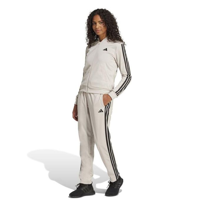 Chándal Mujer Adidas 3 Bandas Tr Beige 4