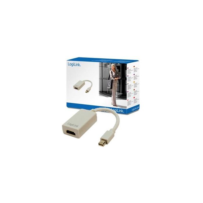 Logilink Mini DisplayPort to HDMI Adapter. 0.15m. weiß 0 Logilink Mini DisplayPort to HDMI Adapter. 0.15m. weiß 0
