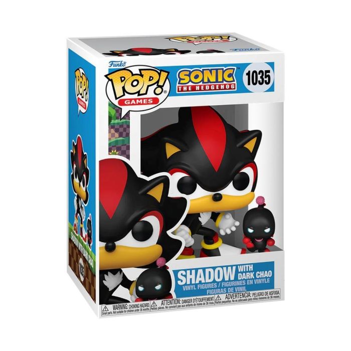 Funko Pop! & Buddy Sonic the Hedgehog: Dúo de Shadow y Dark Chao - Set de 2 Figuras de Vinilo de 9,8 cm y 3,2 cm 1 Funko Pop! & Buddy Sonic the Hedgehog: Dúo de Shadow y Dark Chao - Set de 2 Figuras de Vinilo de 9,8 cm y 3,2 cm 1