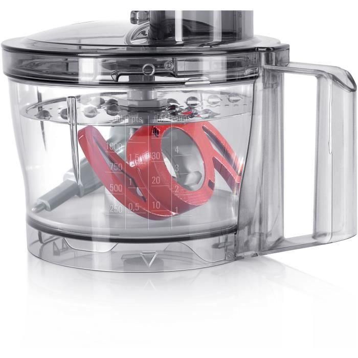 BOSCH - Robot multifunción MultiTalent3 - 800W - 2 velocidades y pulso - Vaso 2,3L - Vaso 1L - 2 discos - Blanco 4 BOSCH - Robot multifunción MultiTalent3 - 800W - 2 velocidades y pulso - Vaso 2,3L - Vaso 1L - 2 discos - Blanco 4
