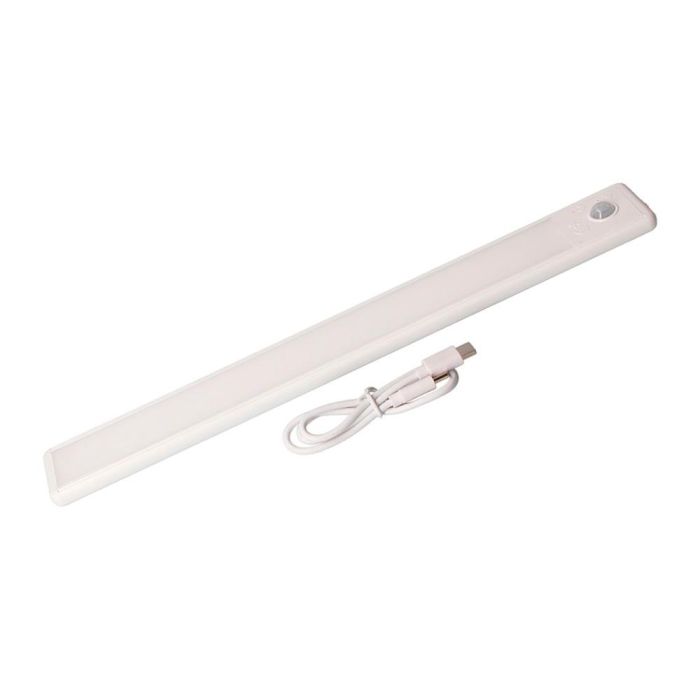Regleta led regulable y recargable con sensor, magnética, 1,5 W, 3cct, 1500 mah, 14 x 40 x 306 mm 2 Regleta led regulable y recargable con sensor, magnética, 1,5 W, 3cct, 1500 mah, 14 x 40 x 306 mm 2