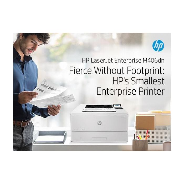 HP LaserJet Enterprise M406DN Impresora Laser A4 38 ppm Red Duplex 32